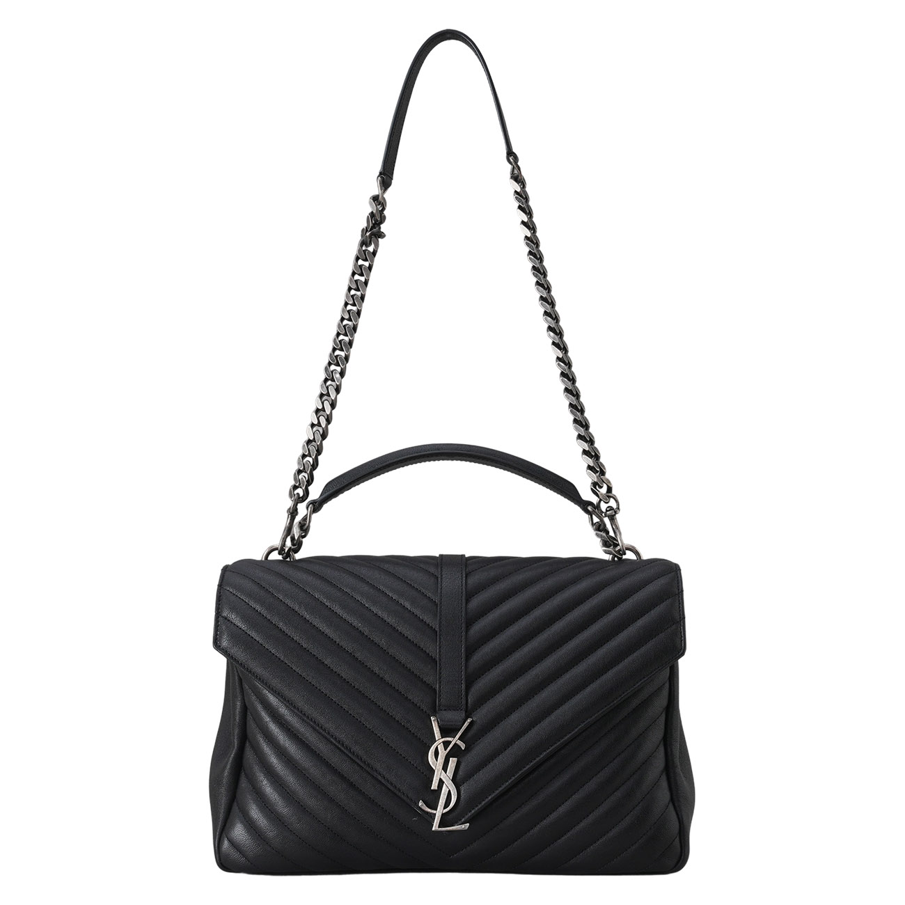 YVES SAINT LAURENT(USED)생로랑 392738 컬리지 라지 체인백